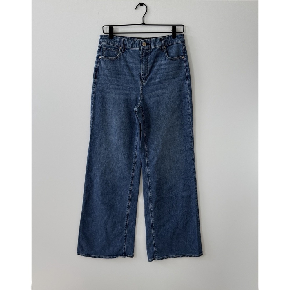 White House Black Market Jeans Womens 6L 28x33 Extra High Rise Wide Palazzo